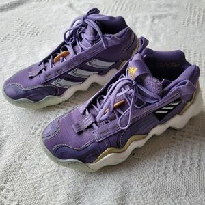ADIDAS Exhibit B Candace Parker Chunky Basketball Athletic Mid Sneaker Shoe